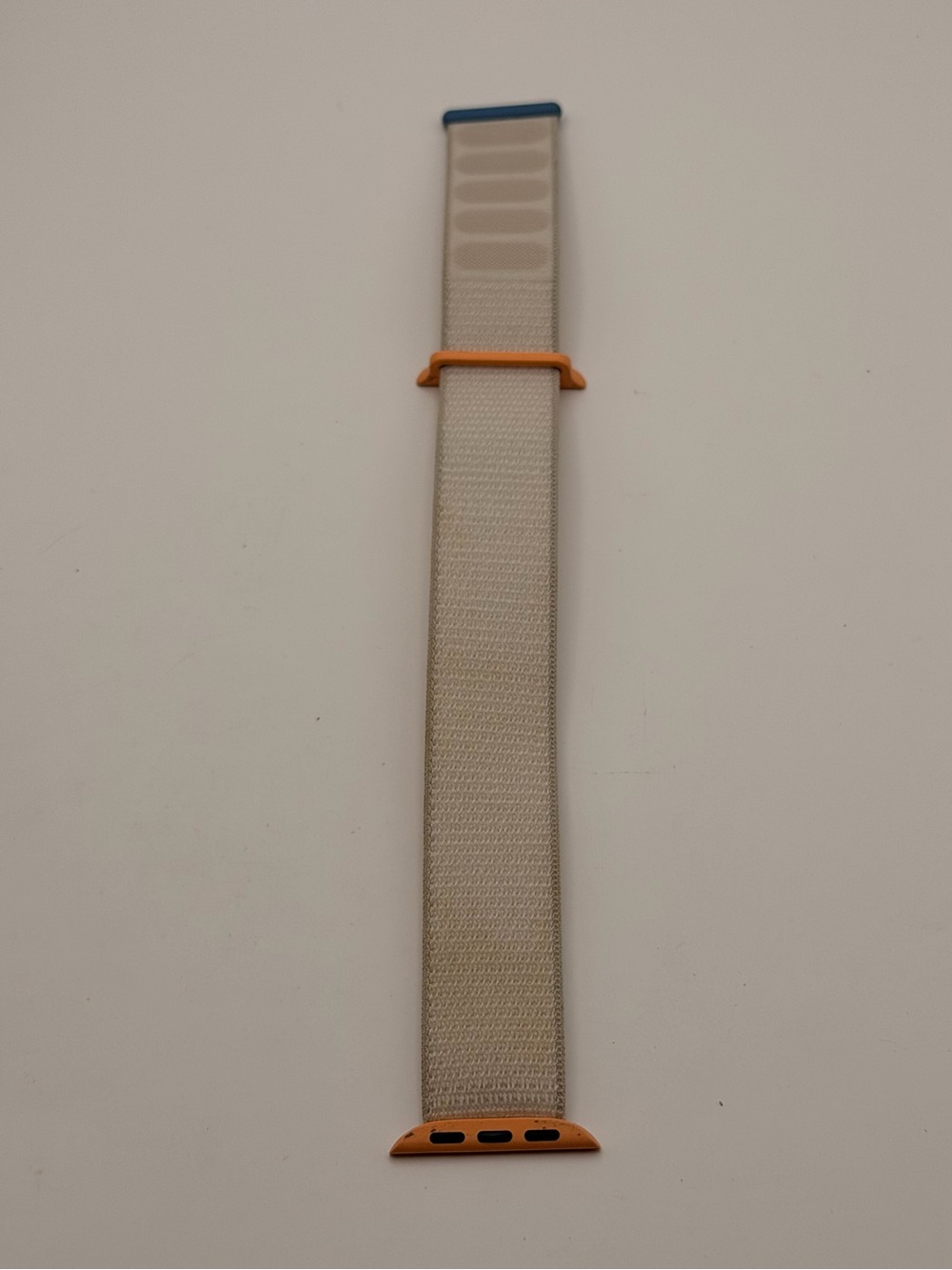Apple Watch OEM, Single Loop, Comfort Band, Orange/ Blue, 38/40/41mm, Very good